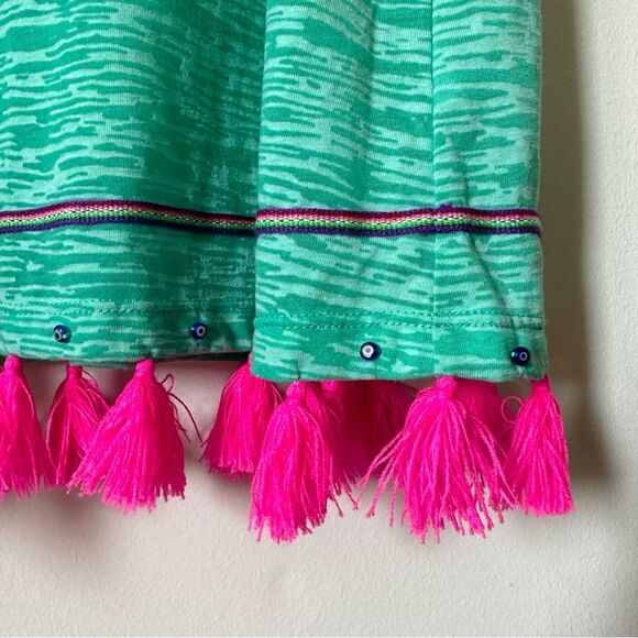 Pitusa Mini Off the Shoulder Pom Pom Shirt/ Dress One Size - Picture 4 of 6